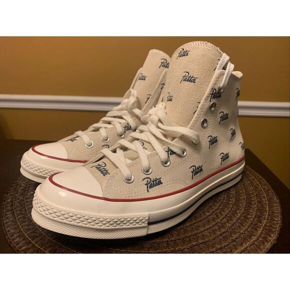 Patta x Converse Chuck 70 Hi Patta Mini Logo Pack NATURAL IVORY Size 10 A12831C main image 8